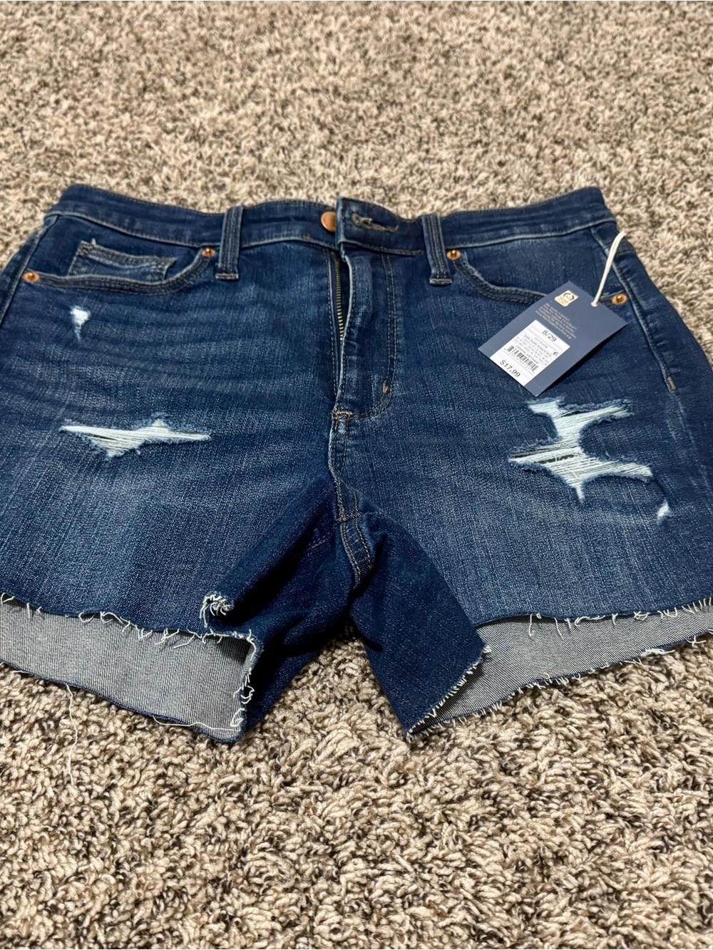 High Rise Midi Short // Size 8/29
